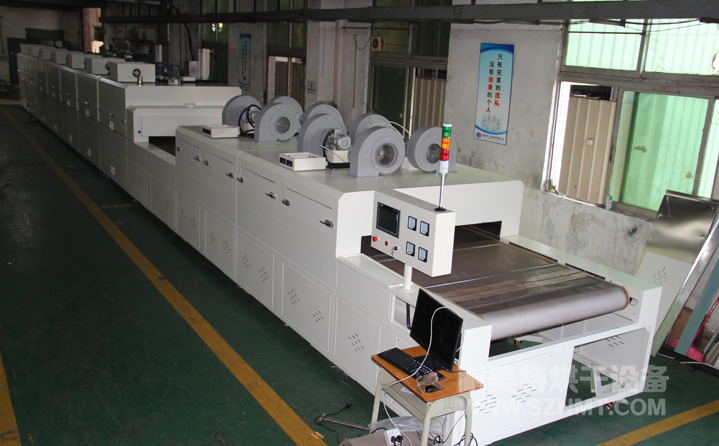 汽車(chē)內(nèi)飾件鋁板表面油漆固化隧道爐